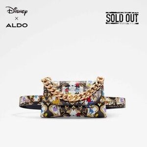 Aldo x Disney Belt Bag in black, NWT